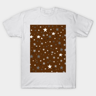Stars In A Sea of Gingerbread Brown T-Shirt